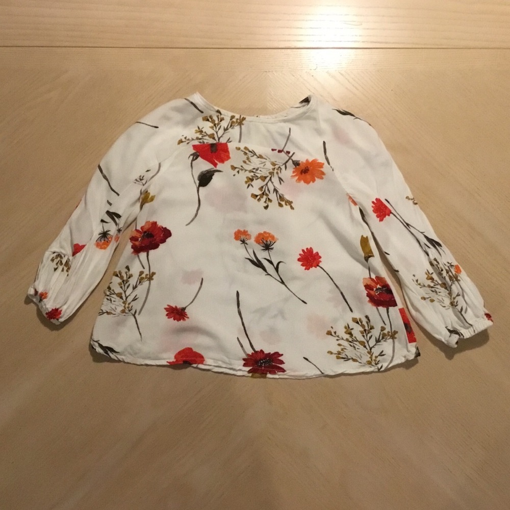 Old Navy Long Sleeve Floral Shirt